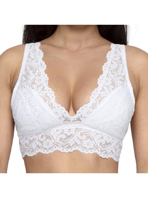 Women's Signature Lace Deep V Bralette