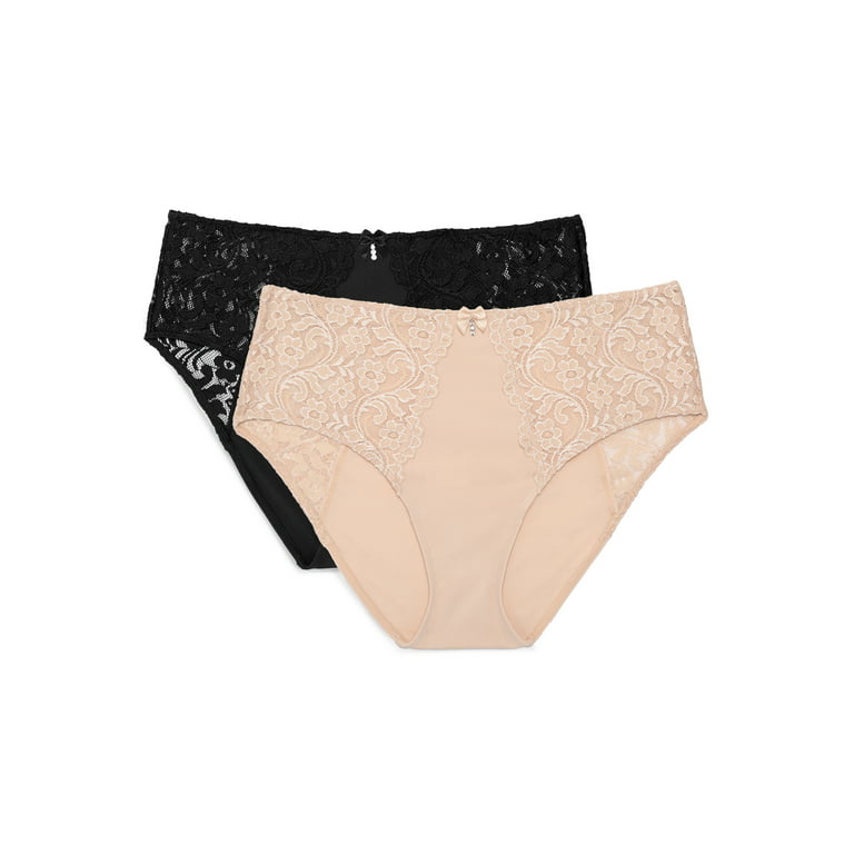 Smart & Sexy Women's Signature Lace High Waisted Panty, 2-Pack