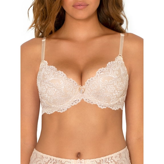 Smart & Sexy Women's Signature Lace Push Up Bra, Single and 2-Pack