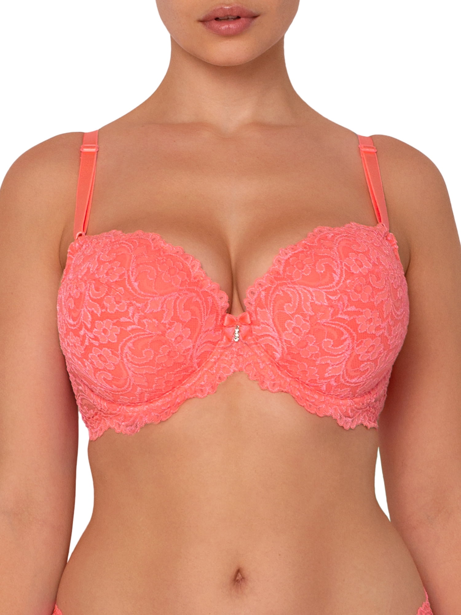 216 Wholesale Ettumamia Ladies Lace PusH-Up Bra - C CuP-Box Only - at 