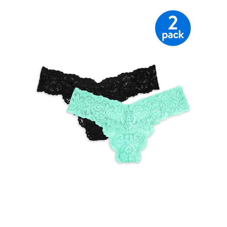 Kindly Yours Women's Seamless Thong Underwear 3-Pack, Sizes XS to