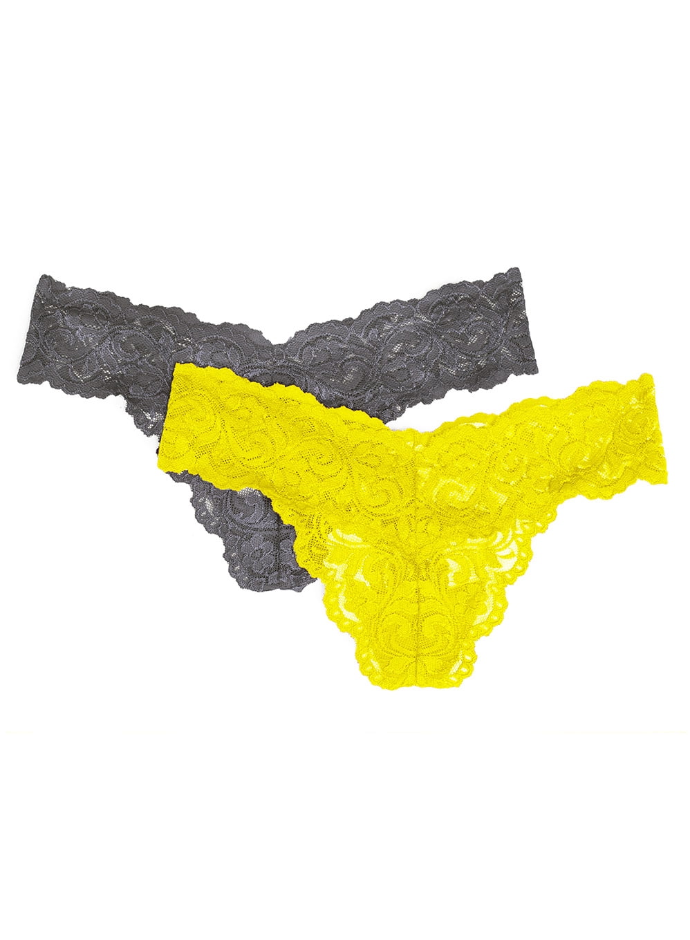 Smart & Sexy Women's Signature Lace Thong, 2-Pack, Style-SA849