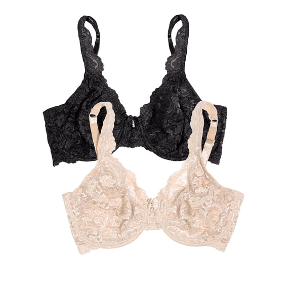 Smart & Sexy Women's Signature Lace Unlined Underwire Bra, Single and 2 ...
