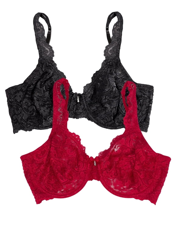 Women's 2-Pack Signature Lace-Unlined Underwire Bra