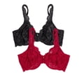 thumbnail image 1 of Smart & Sexy Women's 2-Pack Signature Lace-Unlined Underwire Bra, 1 of 3