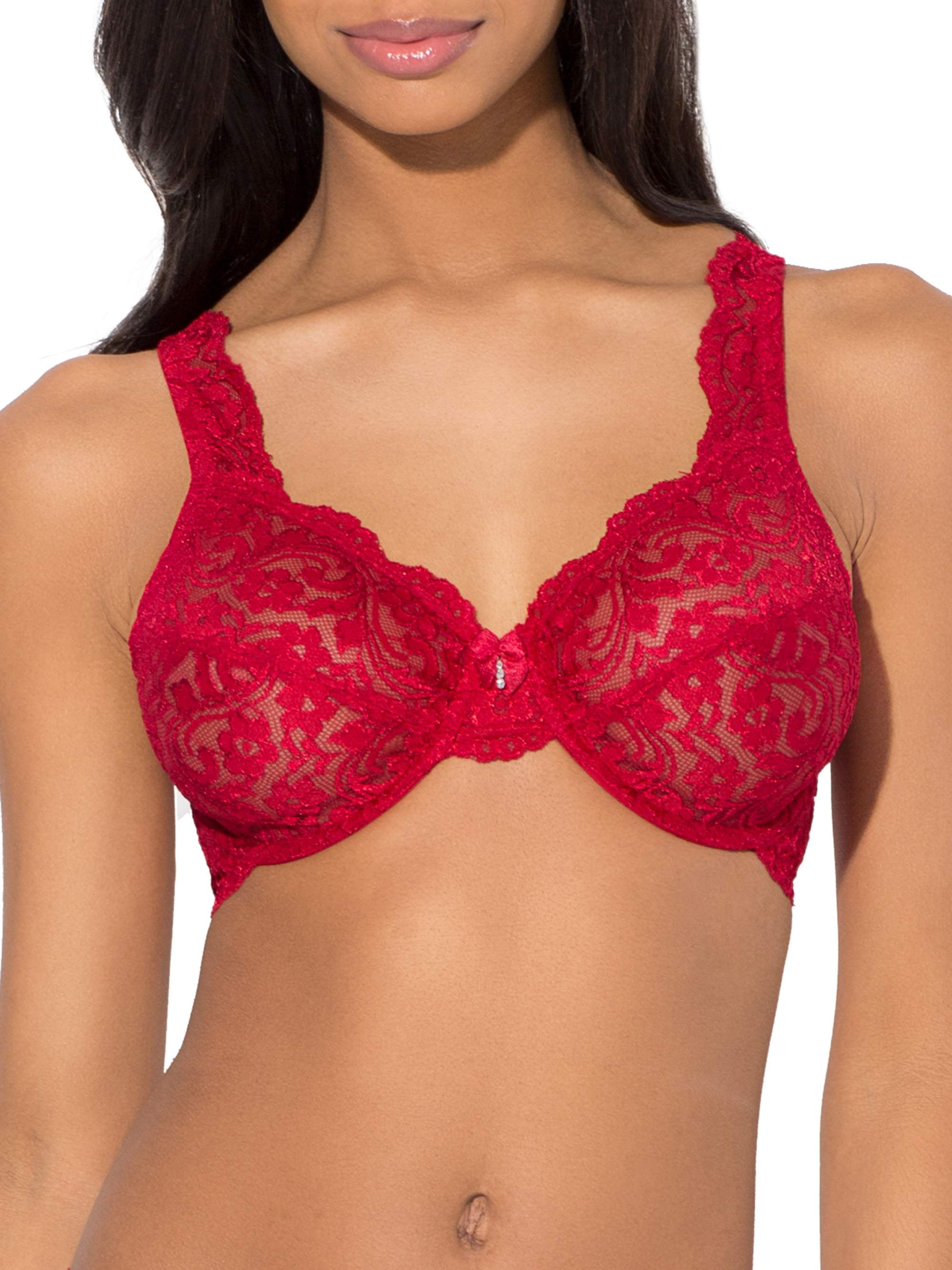Smart & Sexy Women's Signature Lace Unlined Underwire Bra, Available in  Single and 2 Packs
