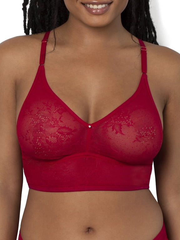 Women's Smooth Lace Longline Bralette Style-SA1451