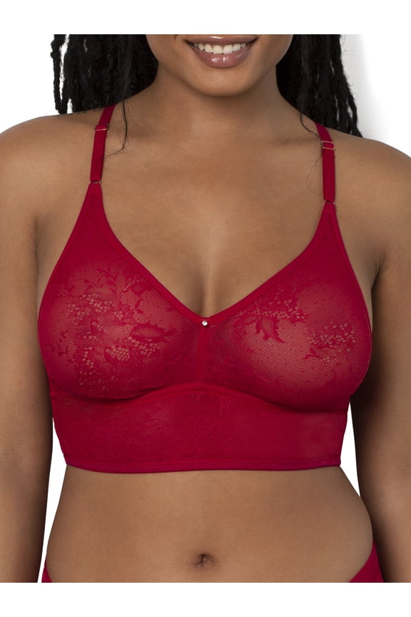 Women's Smooth Lace Longline Bralette Style-SA1451