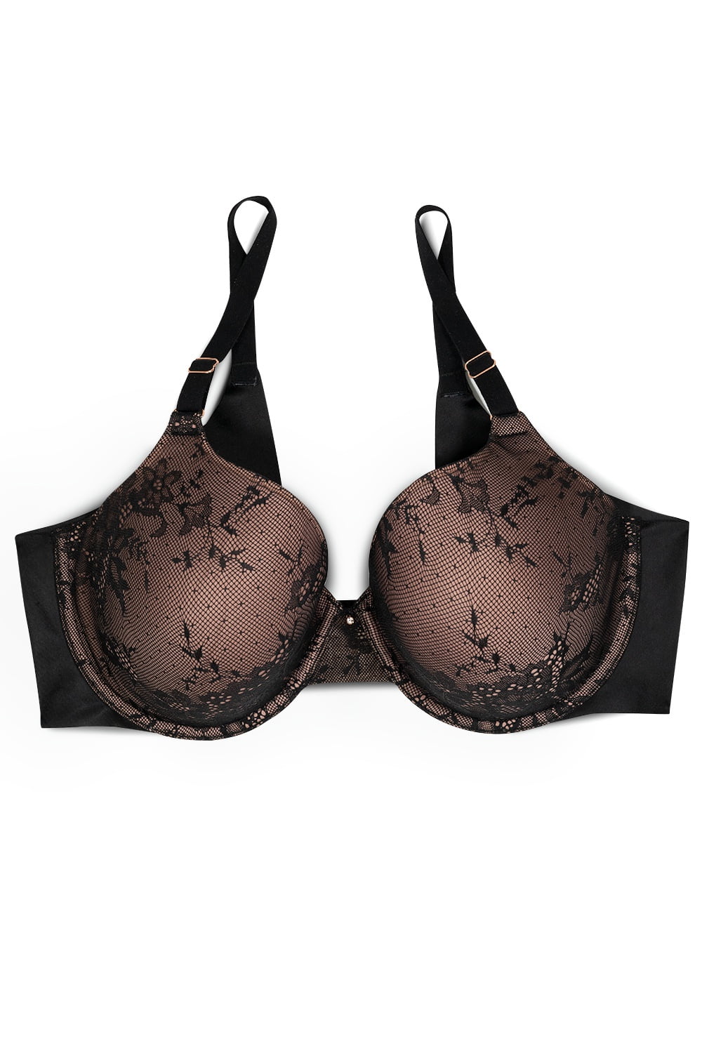 Smart & Sexy Women's Smooth Lace T-Shirt Bra
