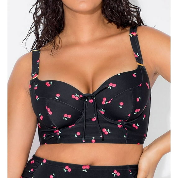 Smart & Sexy Women's Swim Long Lined Underwire Bikini Top
