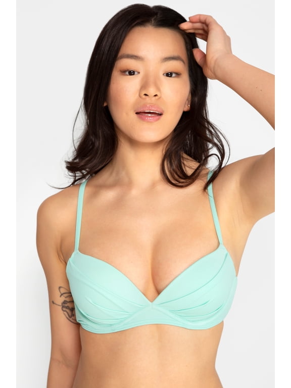 Women's Swim Secret Convertible Push-Up Bikini Top
