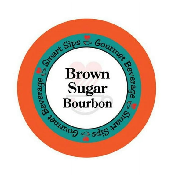 Smart Sips Coffee Brown Sugar Bourbon Gourmet Coffee, Compatible with All Keurig K-cup Machines - Count of 48