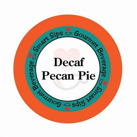 Smart Sips Coffee Decaf Pecan Pie Flavored Single Serve Coffee Pods, 24 Count, Compatible With All Keurig K-cup Machines, Decaffeinated Flavored Coffee
