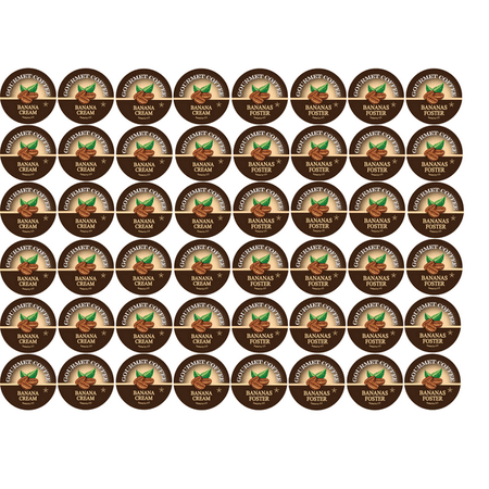 Smart Sips Coffee Go Bananas! Single Serve Coffee Pods Variety Sampler Pack, 48 Count, Compatible With All Keurig K-cup Machines