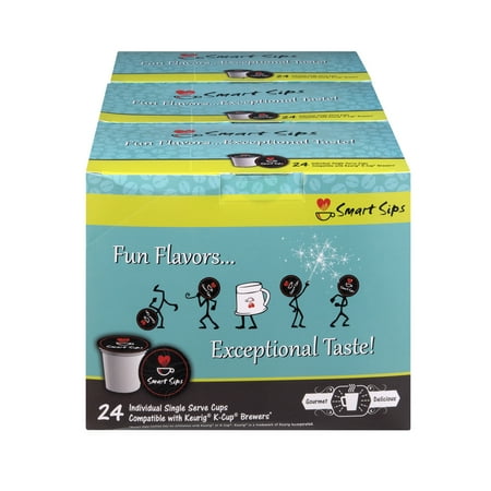 Smart Sips Coffee Raspberry Rum Ball Flavored Single Serve Coffee Pods, 72 Count, Compatible With All Keurig K-cup Machines
