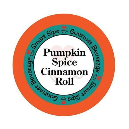 Smart Sips Coffee Single Serve Cups Pumpkin Spice Cinnamon Roll, 48.0 CT