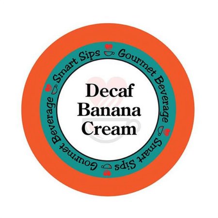 Smart Sips  Decaf Banana Cream Coffee for All Keurig K-cup Machines, 24 Count