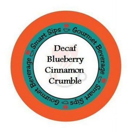 Smart Sips  Decaf Blueberry Cinnamon Crumble Coffee for All Keurig K-cup Brewers, 24 Count