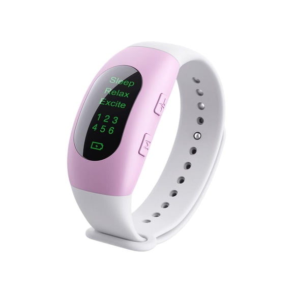 Smart Sleep Tracking Bracelet with Heart Rate Monitor and Vibration Wake-Up for Health and Fitness