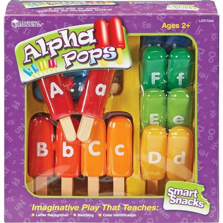 Smart Snacks Alpha Pops - Skill Learning: Visual, Color Identification, Letter Recognition, Expressive Language, Receptive Language, Quiz, Color Matching, Fine Motor, Imagination - 2 Year & Up - Multi Smart Snacks Alpha Pops - Skill Learning: Visual, Color Identification, Letter Recognition, Expressive Language, Receptive Language, Quiz, Color Matching, Fine Motor, Imagination - 2 Year & Up - Multi