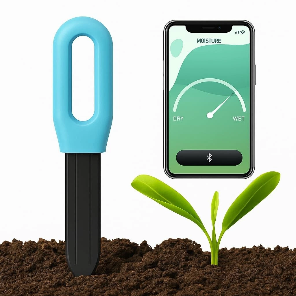 Smart Soil Moisture Sensor For Plants Garden | Zibabee Hub Required ...