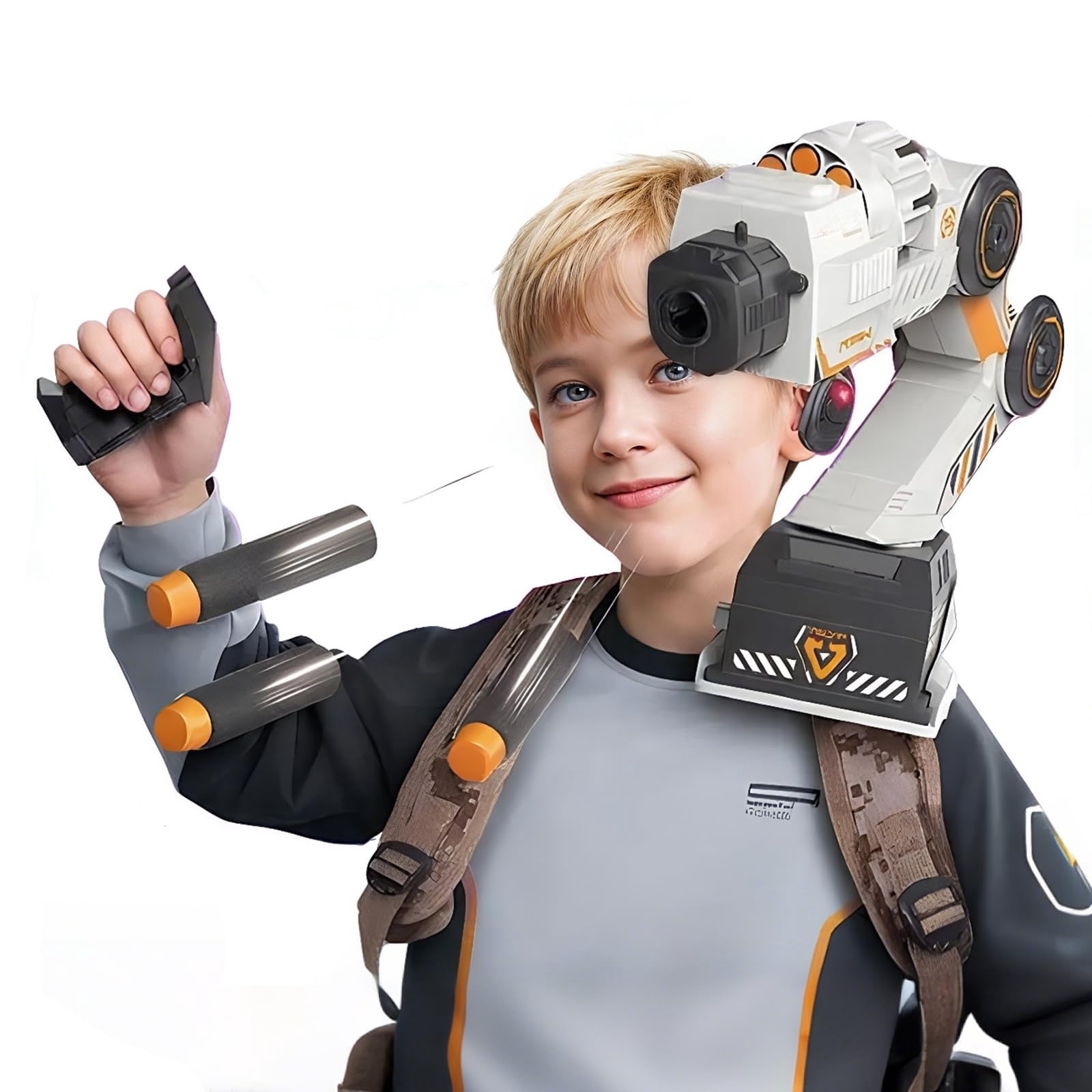 Smart Somatosensory Robotic Arm Blaster, Wearable Shoulder-Mounted Toy ...