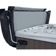 Puri Tech Pivot Spa & Hot Tub Cover Lift System Silver Top Mount أقواس مقواة مزدوجة هيكل من الألومنيوم المطلي يناسب معظم المنتجعات والحانات الساخنة