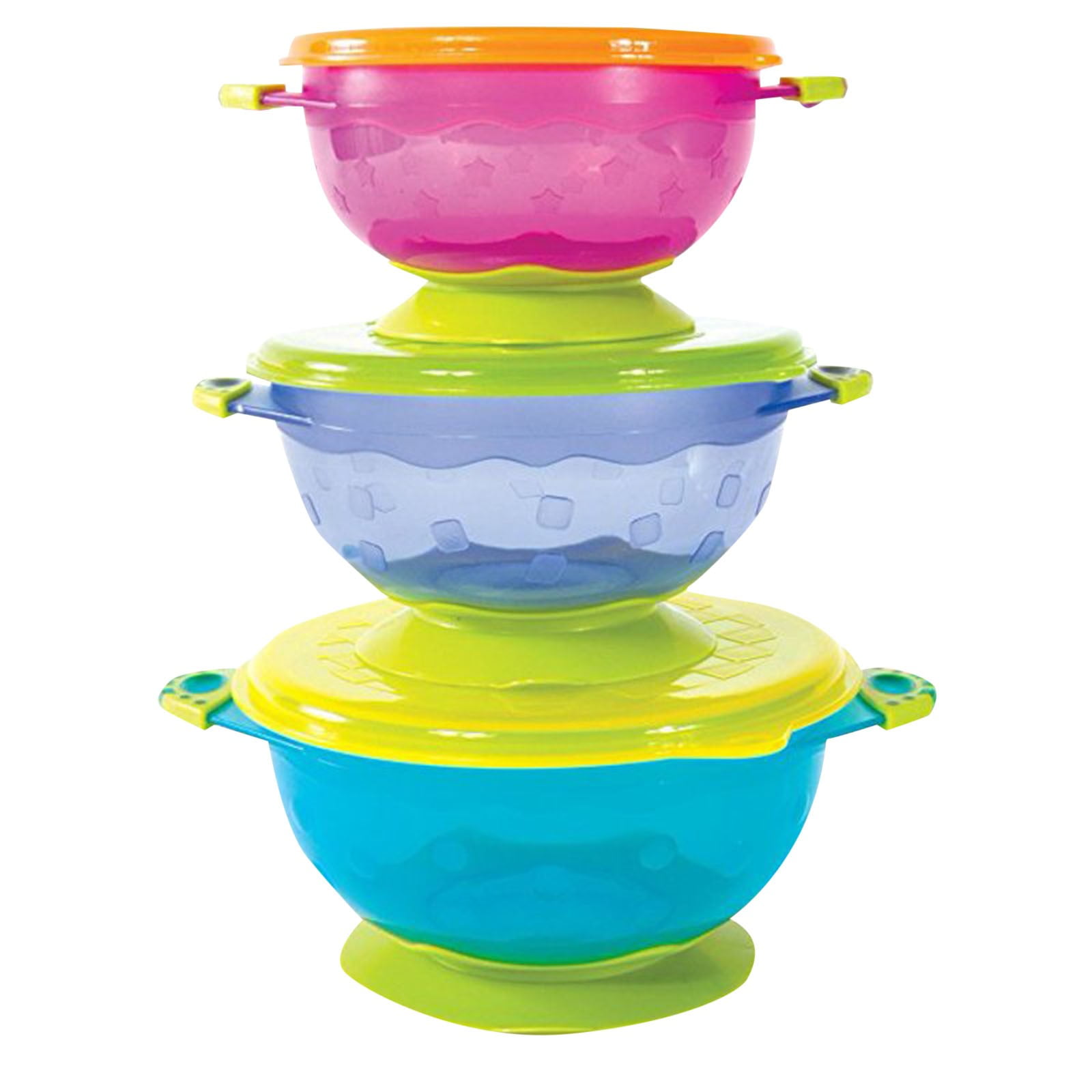 Smart Sprout Baby Bowls Approved Stay Put Suction Bowls Set With Snap