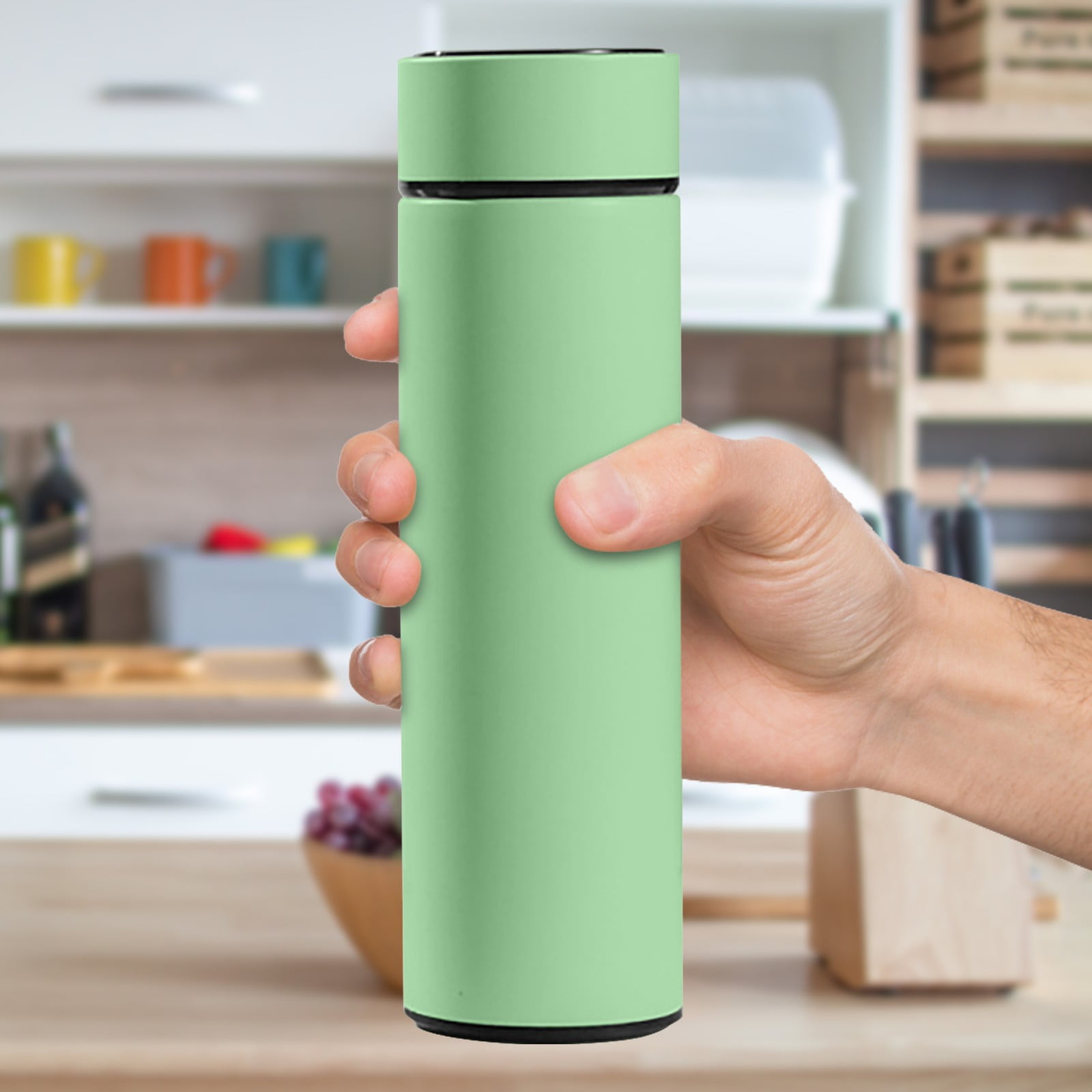 Smart Stainless Steel Water Bottle With LED Temperature Display Double