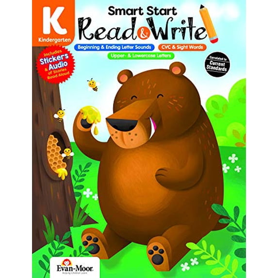 Pre-Owned Smart Start: Read and Write, Kindergarten Workbook (Paperback) 162938982X 9781629389820