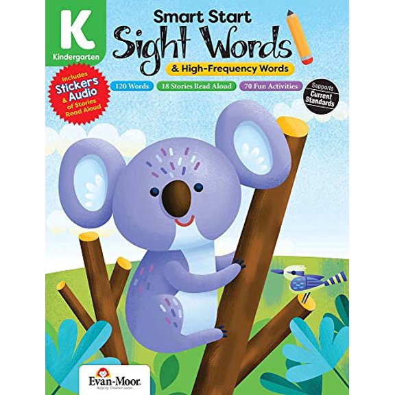 Pre-Owned Smart Start: Sight Words, Grade K (Paperback) by Evan-Moor Educational Publishers