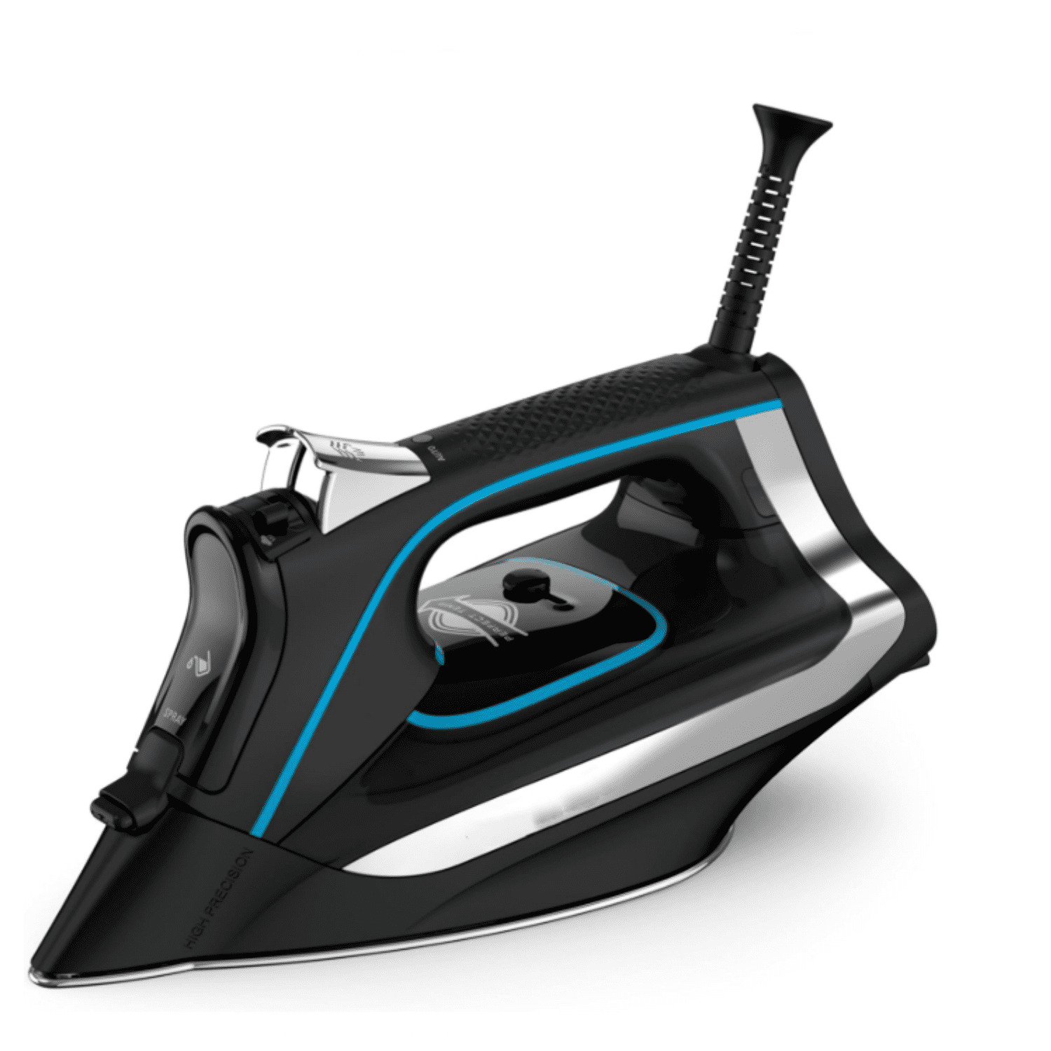Smart Steam Iron, Perfect Temp Technology, 35 Gram/Minute of Continuous Steam Output, DW3261U1, Auto Shutoff, Black
