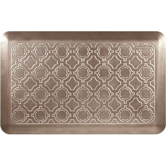Smart Step Select HC3FV4BNBRN Moroccan Premium Comfort Mat, 32 x 20 in. - Iced Toffee