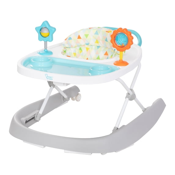 Smart Steps 3-in-1 Dine N' Play Feeding Walker With Interactive Toys, Baby Trend Harmony Fun Green