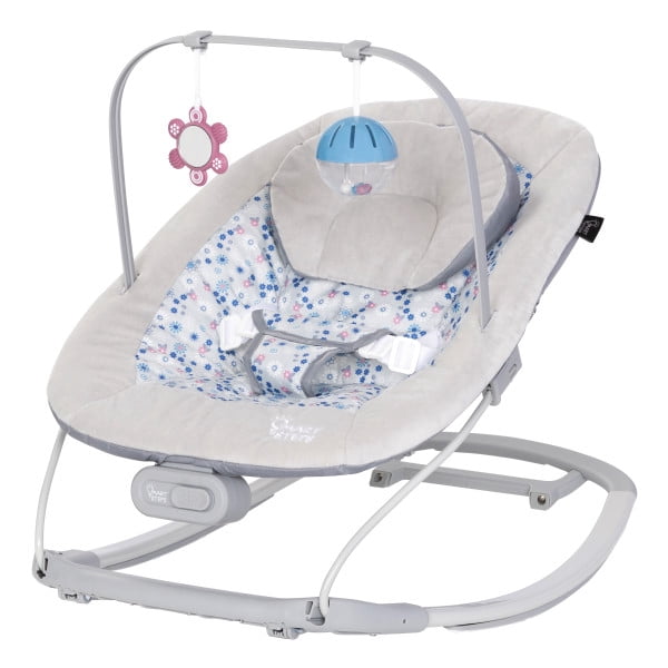 Baby Trend My First Rocker to Bouncer for Babies and Toddlers, Daisy Pink