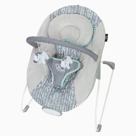 Smart Steps Infant EZ Bouncer by Baby Trend with Calming Vibration - Ziggy Zebra