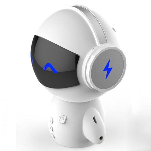 Smart Stereo Robot Bluetooth Speaker, Noise Cancellation, Hands-free Call Robot Speaker