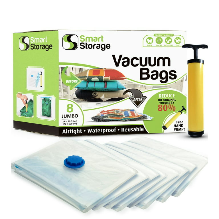 Smart Saver Vacuum Storage Bags Space Saver Jumbo Cube Bags - Pack