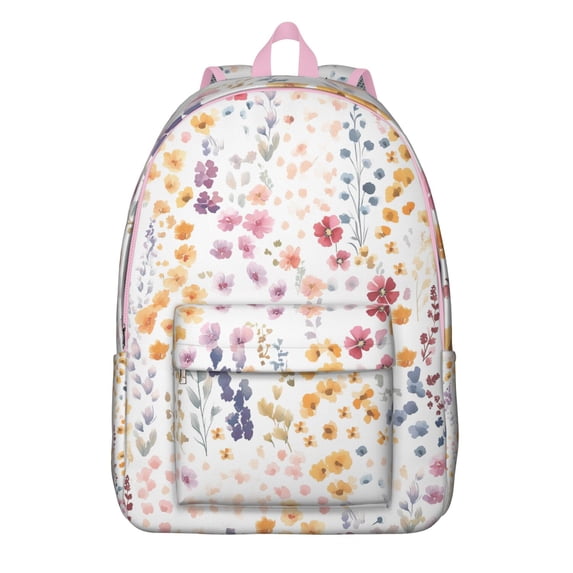 Smart Sunflower Patterned Backpack with Multiple Sections, Great for Carrying Books and Laptop, Durable Exterior, Celebratory Gift