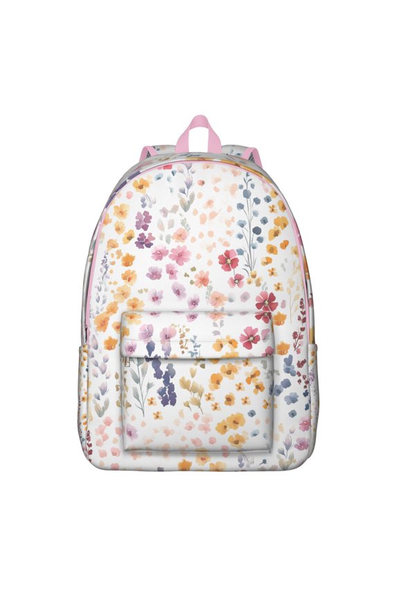 Smart Sunflower Patterned Backpack with Multiple Sections, Great for Carrying Books and Laptop, Durable Exterior, Celebratory Gift