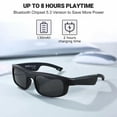 thumbnail image 1 of Smart Sunglasses Bluetooth 5.3 Earphone HiFi Stereo Music Wireless Headset Driving HD Mic Call Headphones Smart Glasses UV400 Goggles Headphones Communication Sunglasses ﻿, 1 of 15