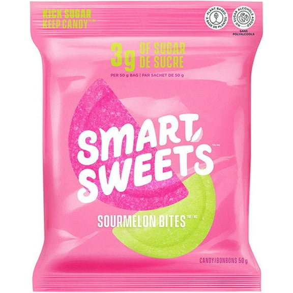 Smart Sweets Gummy Sourmelon Bites, 50g/1.75 oz. Bag
