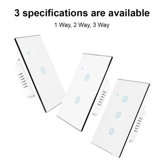 Smart Switch,App Switch App Wall Led Switch Wifi Panel Indicator Tempered Led Indicator With App Workpanel Tempered Wifi Work App Panel App Work Wall Panel Work Switch Wall Panel Switch