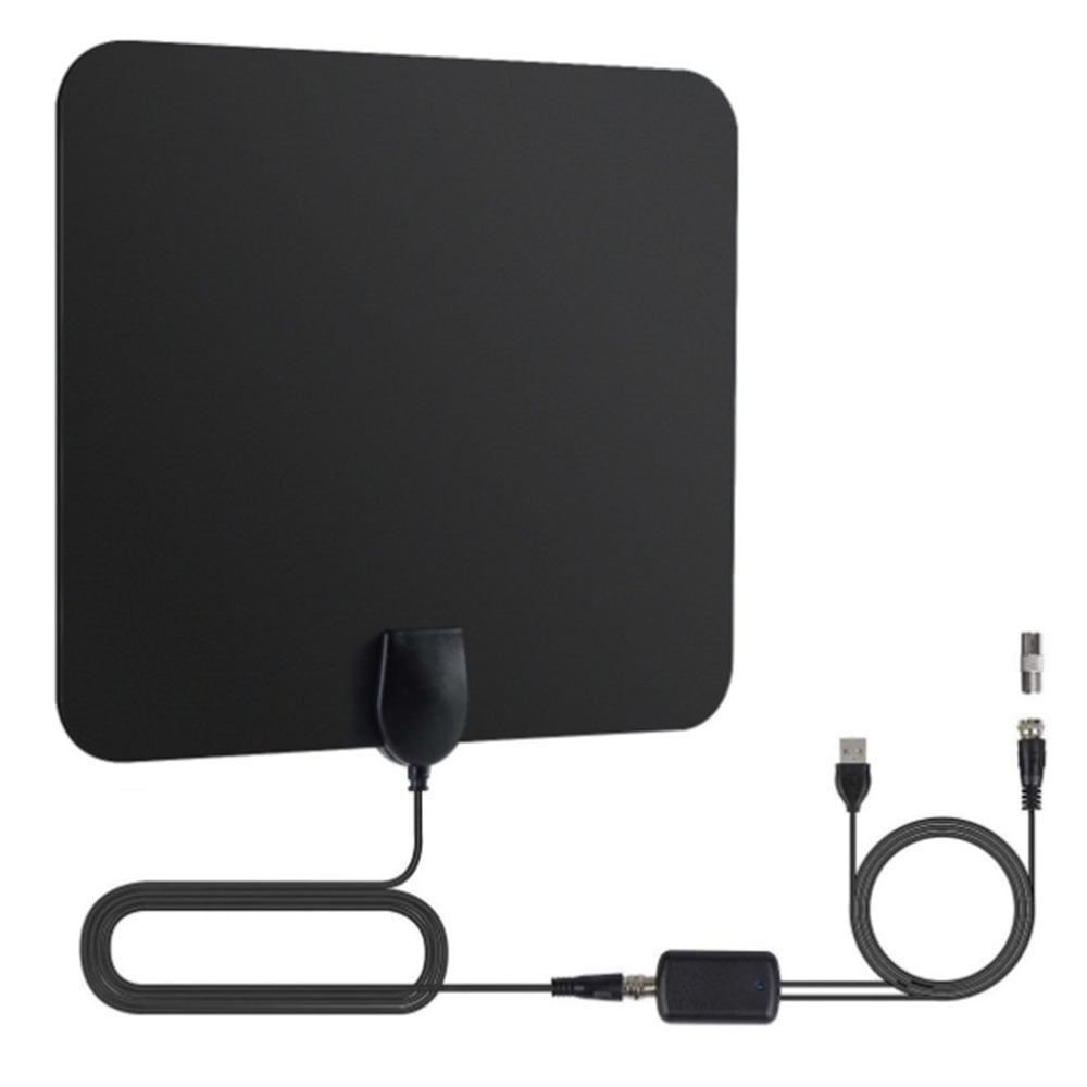 Smart Switch Control Amplified Hdtv Antenna, Advanced Smart Ic Chip Extra Long Coaxial Cable For Hassle-Free Installation And Superior Signal Reception, Full Hd Crystal-Clear Tv