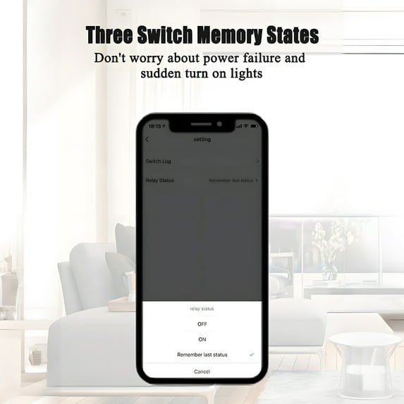 Smart Switch,On-off Timed Switch 1 Circuit Wall Wifi Switch 16a Diy Timed Switch Circuit Timed On-off / 1 2-way Compatible With Switch Circuit 16a On-off Switch 16a Voice Compatible 1 On-off