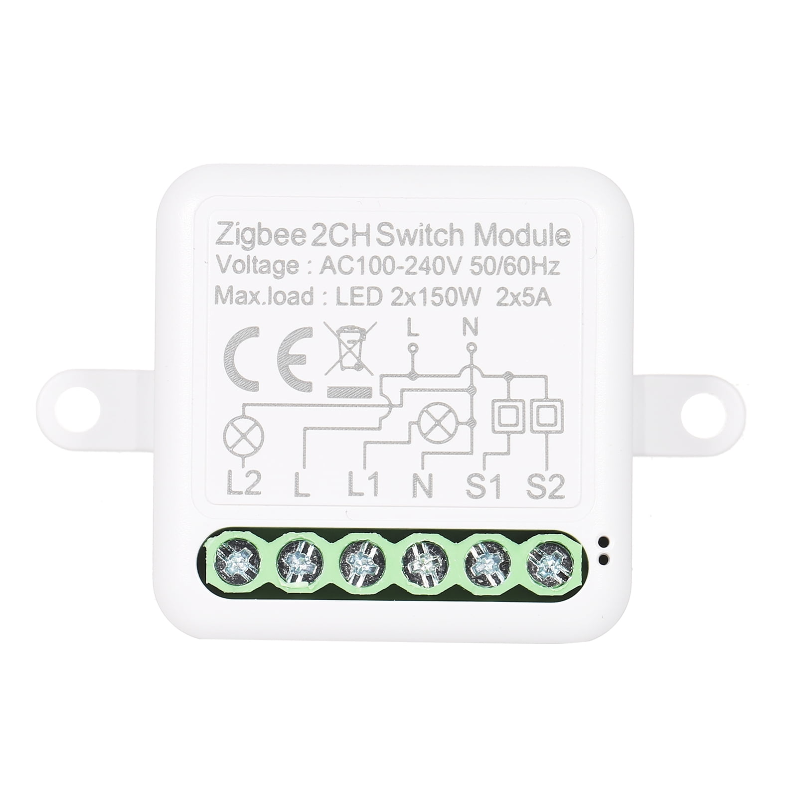 Smart Switch,Relay Port 2 Switch Compatible With Switch Works With ...
