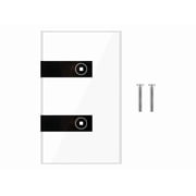 Smart Switch WiFi Touch Light Switch in-Wall Compatible with Amazon Alexa & Google Home Timing Function Wireless Remote APP Control 2 Gang