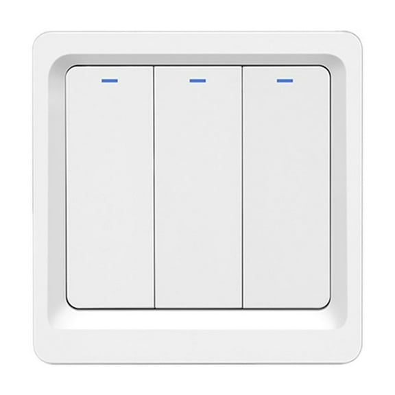 Smart Switch WiFi Wall Light Switch 1/2/3 Wireless Control Work with Push Button Smart Switch ,Easy to Installation
