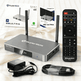thumbnail image 1 of Superbox S6 Ultra Smart TV Box Custom Chip Android 12 4GB+64GB HDR10+ Voice Control Bluetooth 5.2 Easy Setup Old TV Upgrade 1-Year Warranty, 1 of 10
