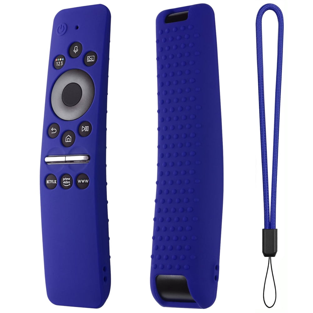 Remote Control Case For Fire TV Stick/Cube - Shockproof Silicone Cover With Lanyard (Black)